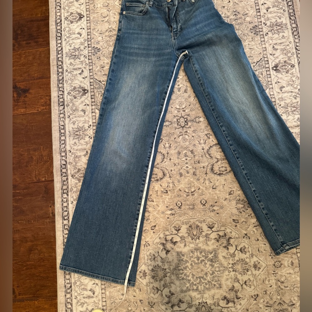 Frame Denim or slim Palazzo Sz 24 Drizzle - Picture 6 of 8